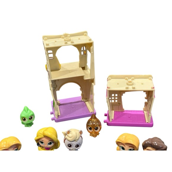 Disney Doorables Tangled Rapunzel Pascal Figure Lot of 11 - Picture 4 of 11